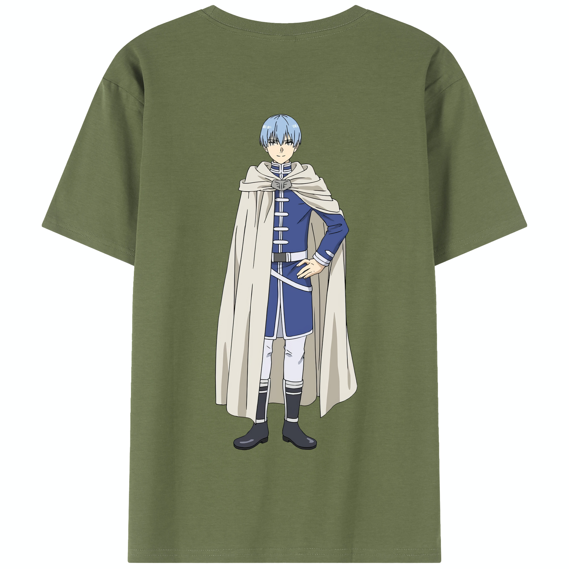 （画像用） 葬送のフリーレン Frieren 綿100％半袖Tシャツ（背面プリント）